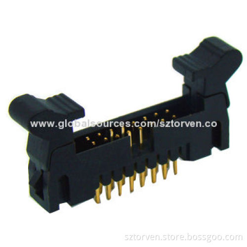 Box Header with Latches, 2.0mm Pitch, 6-64 Pins, Straight Dip Type